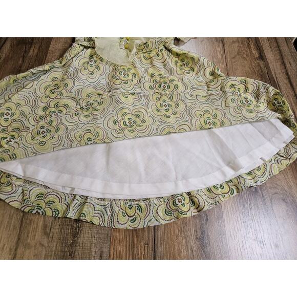 Vintage Leila Floral 1970's Maryjane Dress Youth Girls Size 5 - Picture 4 of 10